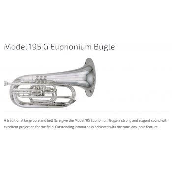 KÈN INSTRUMENTS - G BUGLES-Model 195 G Euphonium Bugle